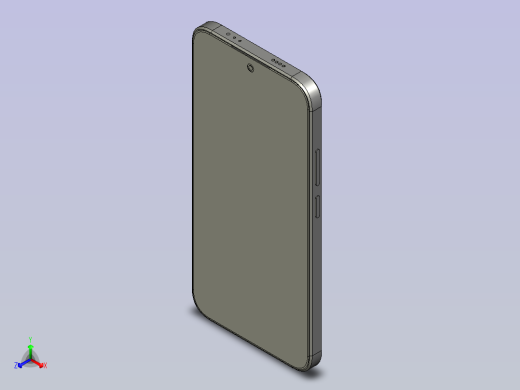 红米note15pro-5g手机正等轴测缩略图