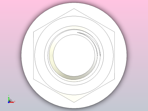 ISO _六角螺栓和螺母头M1.6 ~ M64前视缩略图