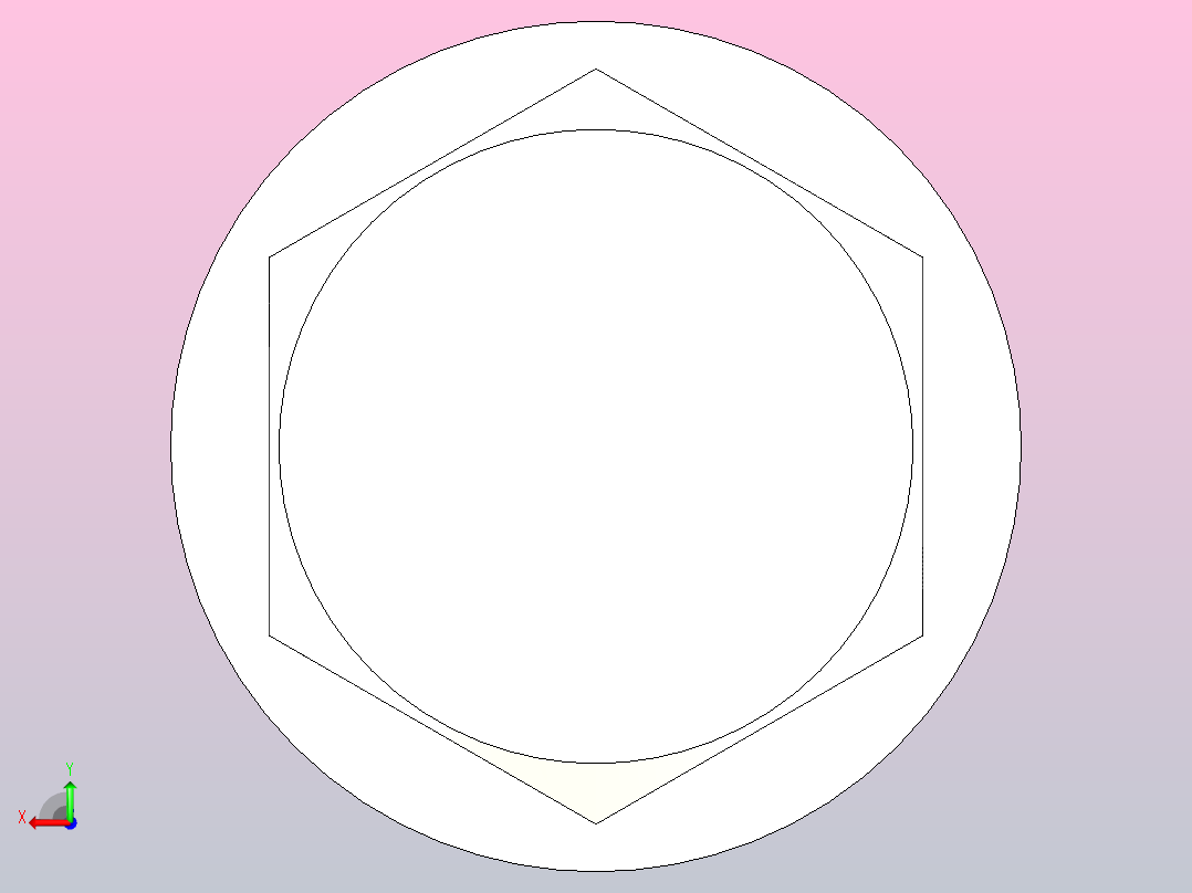 ISO _六角螺栓和螺母头M1.6 ~ M64后视图