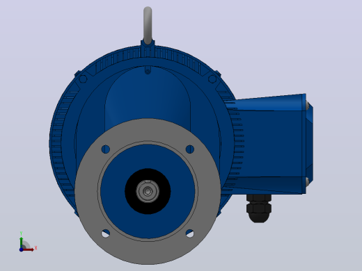 RXF57法兰轴伸式安装斜齿轮减速机RX57-Y3-4P-100-M1-0°-Φ140前视缩略图
