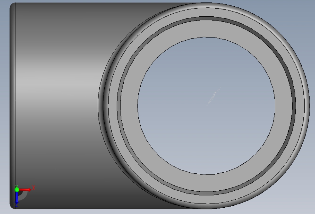 UPVC 三通数码模型(50mm)