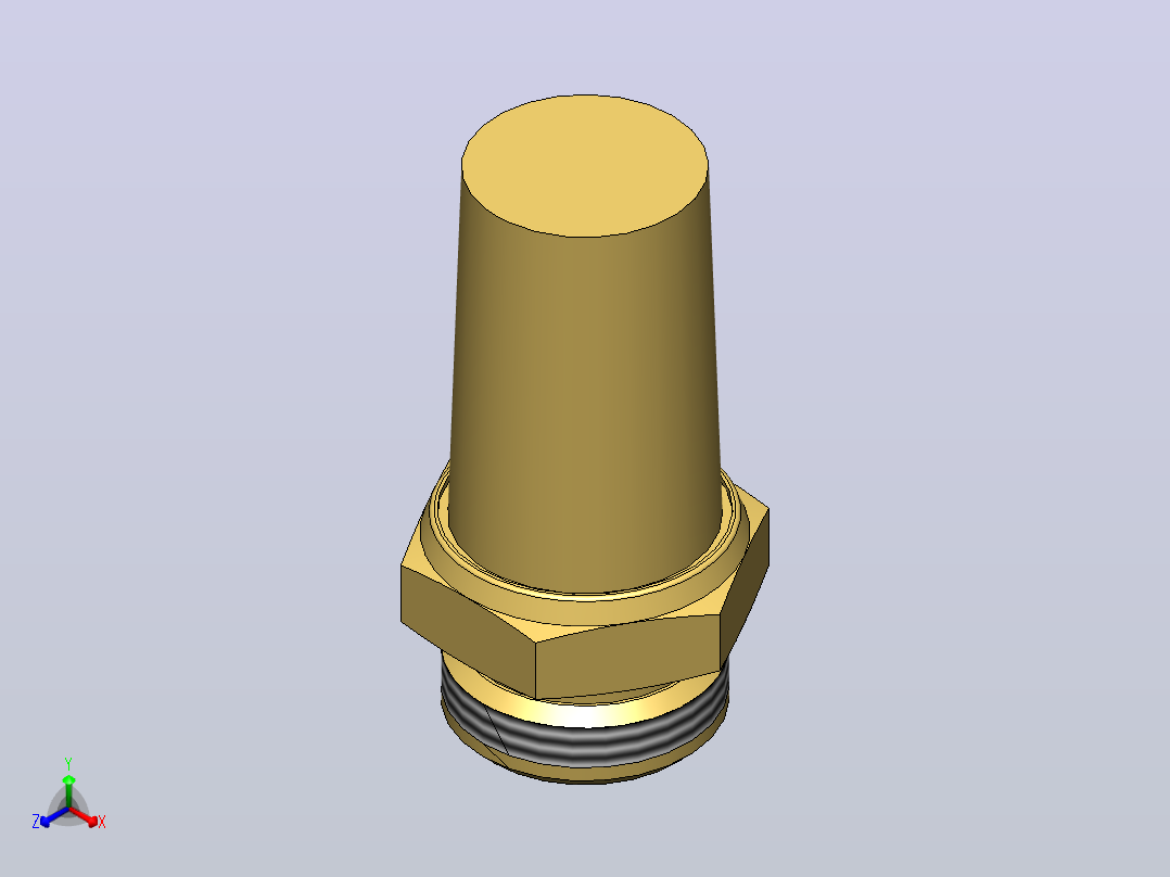 1-2″消音器正等轴测图