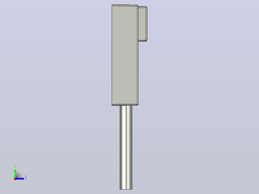 接近开关传感器E-ZJG16-U-2.5-8左视图