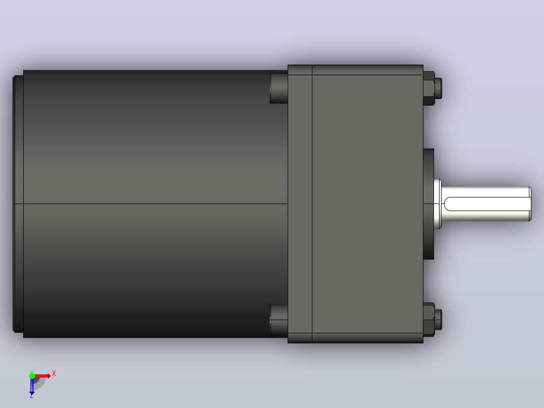 25W 微型减速电机[41K25GN-A]俯视图