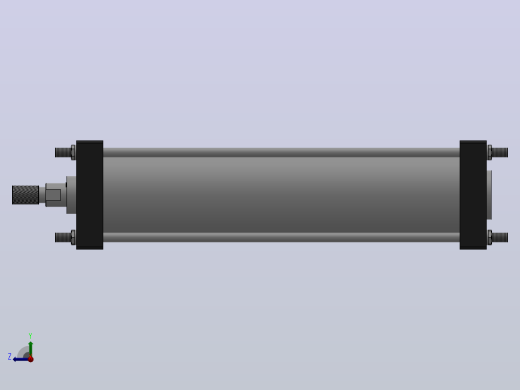 QGA、QGAI系列气缸[QGA-SD 100×300-SD]右视缩略图