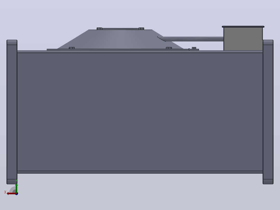 EKR500×250B1 EKR500×250D1方形管道风机[EKR500×250B1]后视图