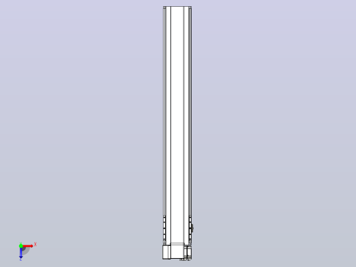 皮带直线轴半封闭可选导轨TPA-HNB-175D-140-L1200-LP-Y-P75-N3俯视缩略图