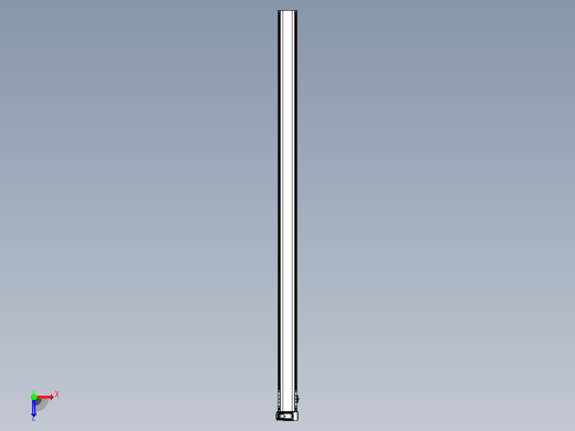 皮带直线轴半封闭可选导轨TPA-HNB-140D-120-L2750-RU-Y-P40-N3俯视缩略图