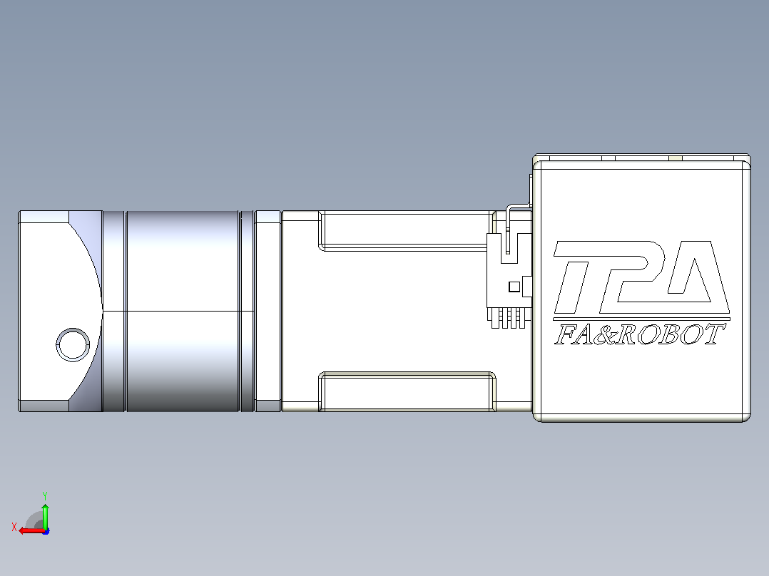 带式直线轴半闭式TPA-ONB-60-140-L850-DR-J60-N3后视图