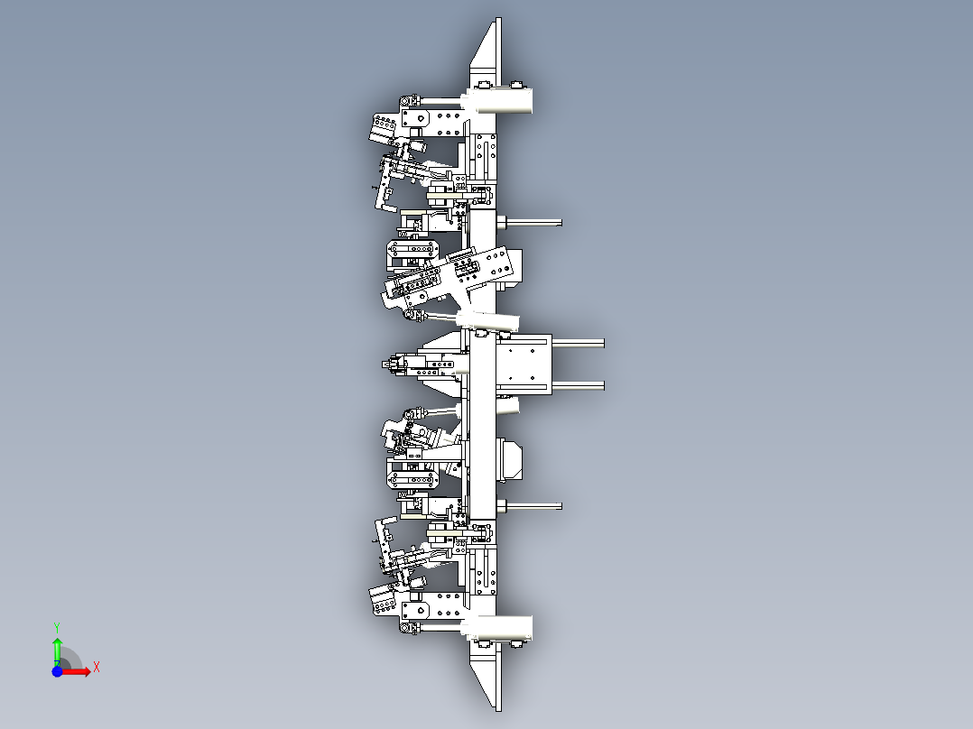 自动化焊接治具设计X_T前视图