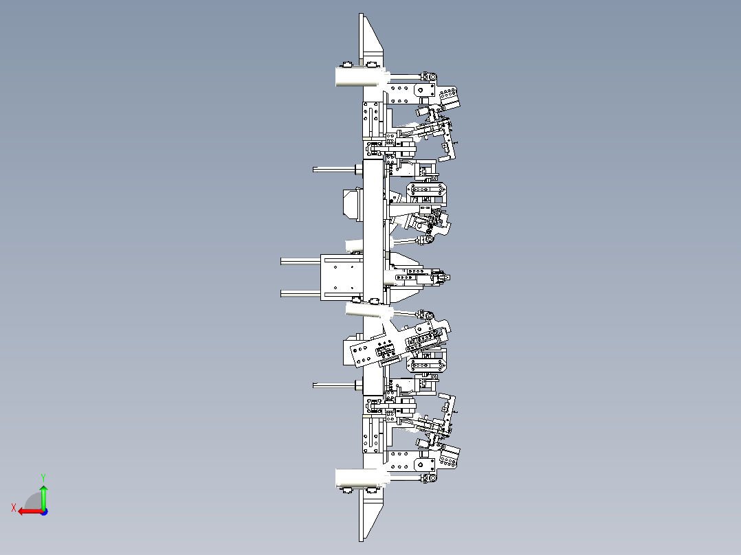 自动化焊接治具设计X_T后视图