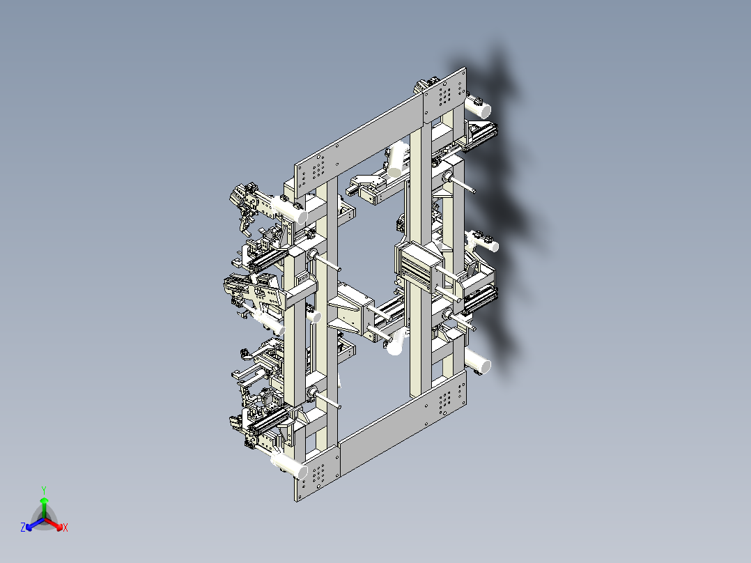 自动化焊接治具设计X_T正等轴测图