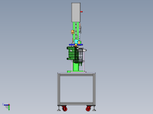 手动自锁压机sw17可编辑左视缩略图