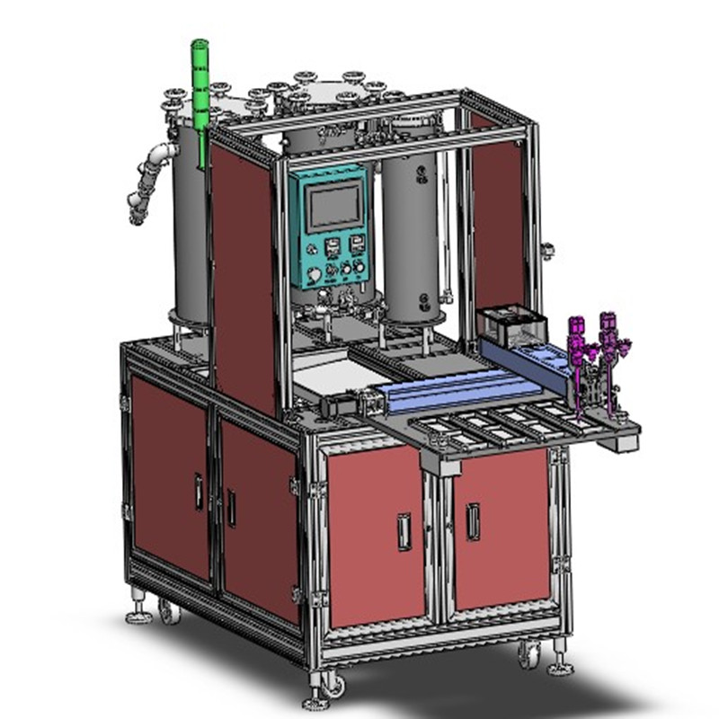 蓄电池封盖点胶机3D图纸 H188 非标自动化设备3D图纸3D模型