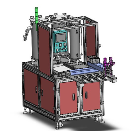 蓄电池封盖点胶机3D图纸 H188 非标自动化设备3D图纸3D模型缩略图