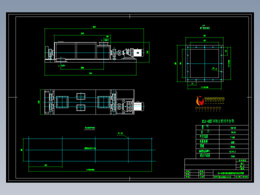 XSJ-60型双轴加湿搅拌机安装总图