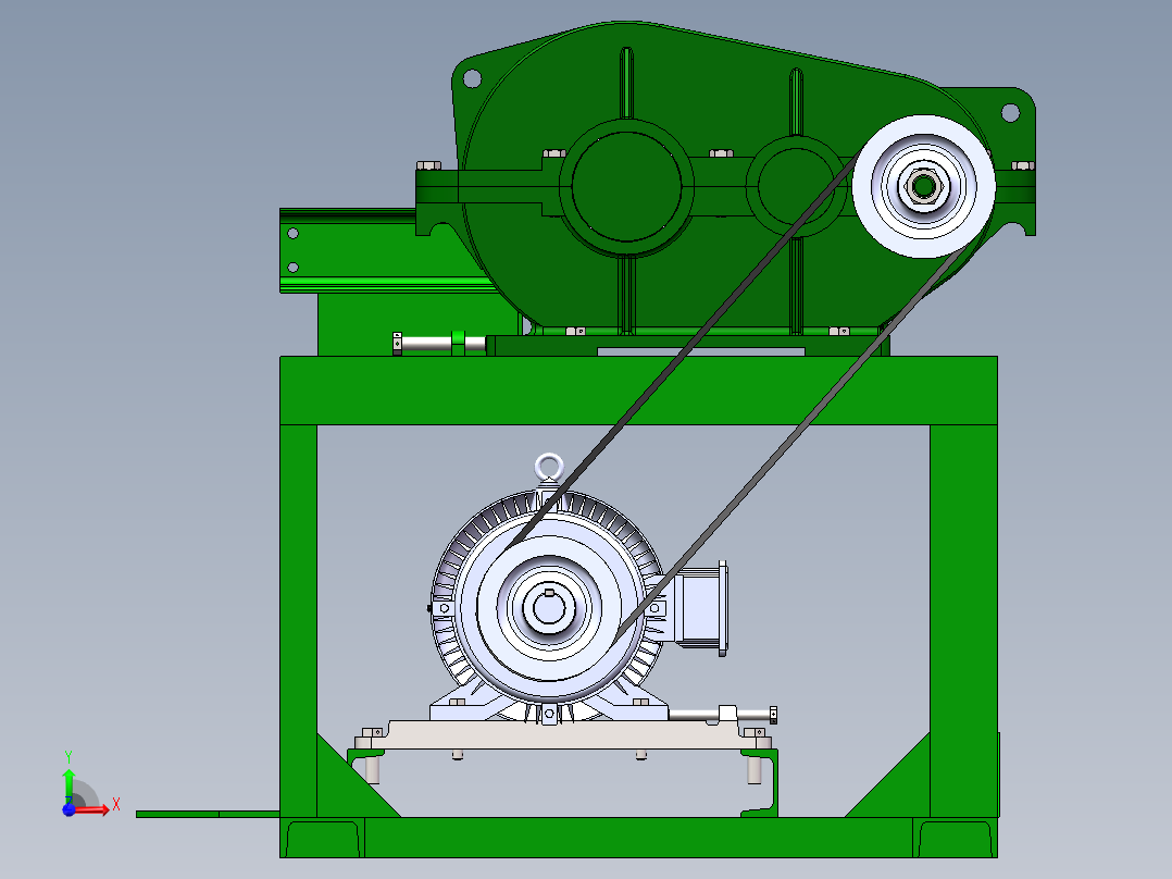 链传动机械的动力输出2012前视图