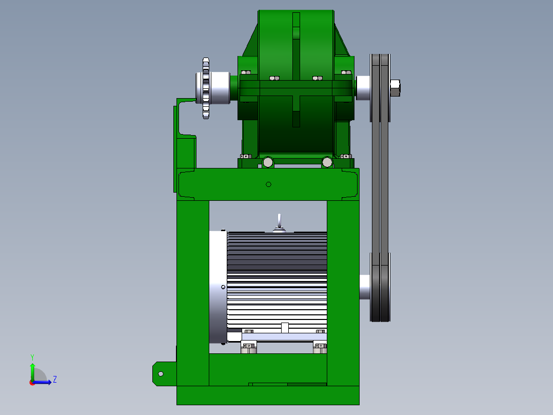 链传动机械的动力输出2012左视图
