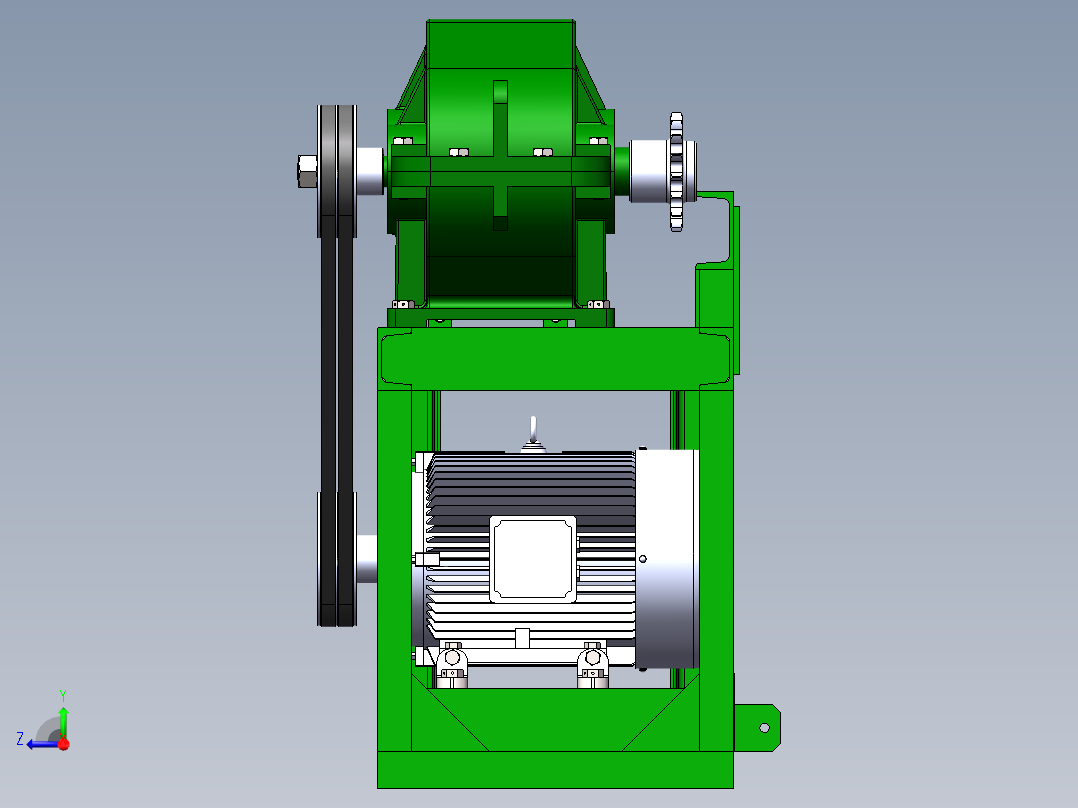 链传动机械的动力输出2012右视图
