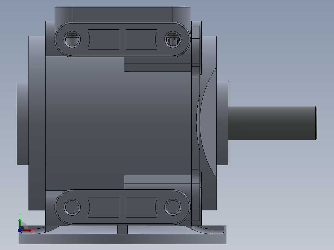 Worm Gesrbox SG80前视图