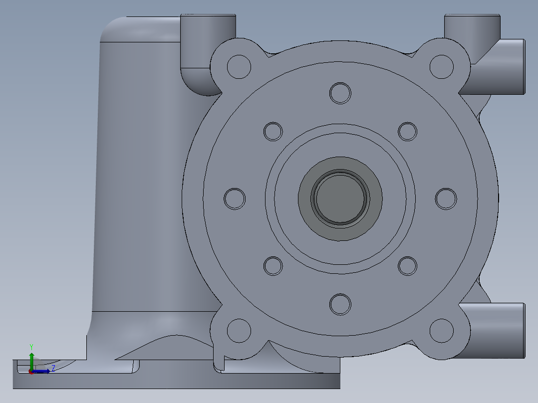 Worm Gesrbox SG80左视图