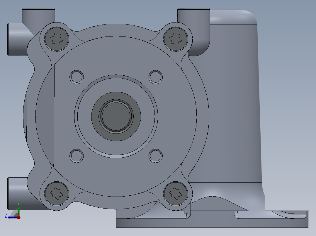Worm Gesrbox SG80右视图