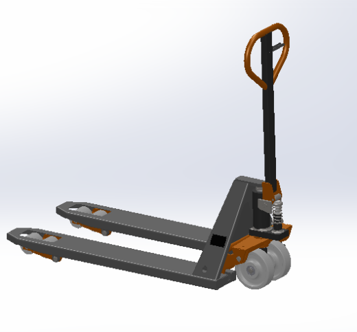 6款自动叉车3d图打包液压叉车solidworks三维模型图叉车图纸资料缩略图