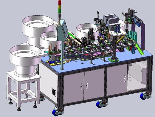 按钮开关自动组装机3D图纸三维图纸 自动组装机3D三维图纸缩略图