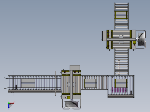 井字捆扎打包方案全自动井字型打包机图纸