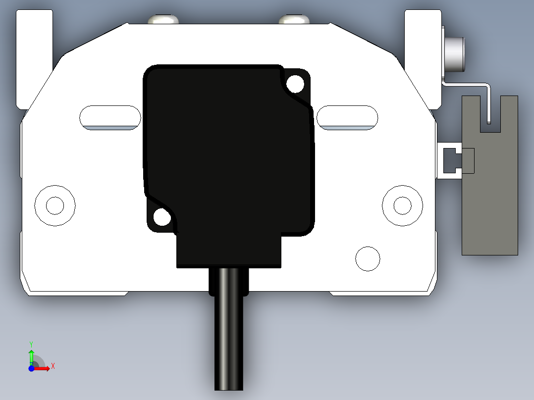 Toyo东佑达直线模组-ETH12-850-BC-100W+煞車前视图