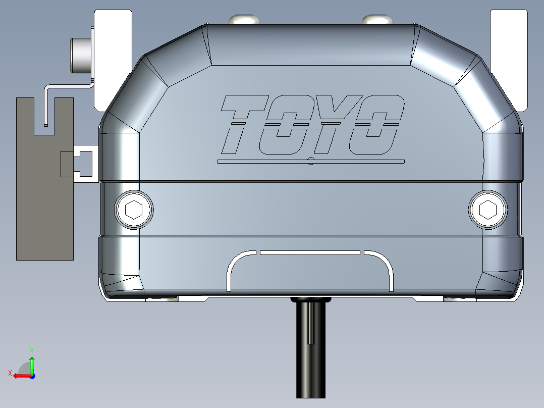 Toyo东佑达直线模组-ETH12-850-BC-100W+煞車后视图
