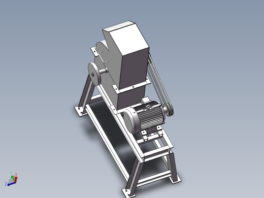 粉碎机3D图纸（带工程图） H721
