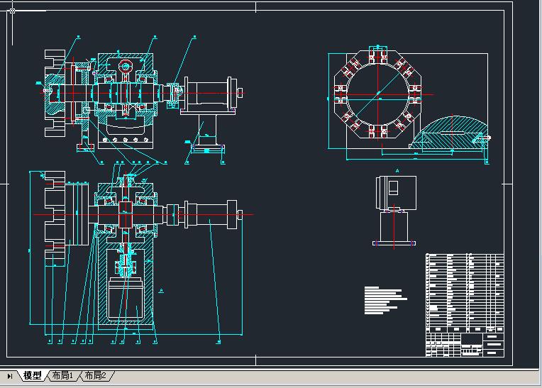 JX082-数控车床自动回转刀架设计【机械设计含7张CAD图+说明书