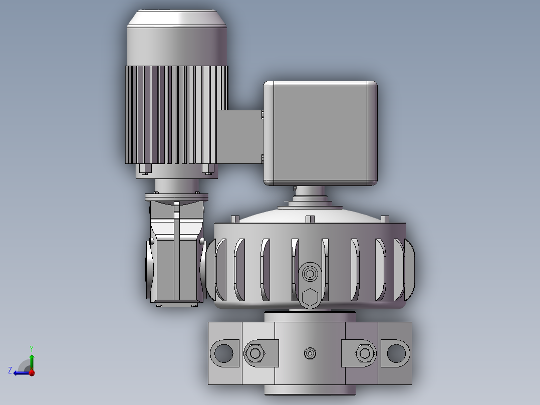 驱动电机减速机_5316右视图