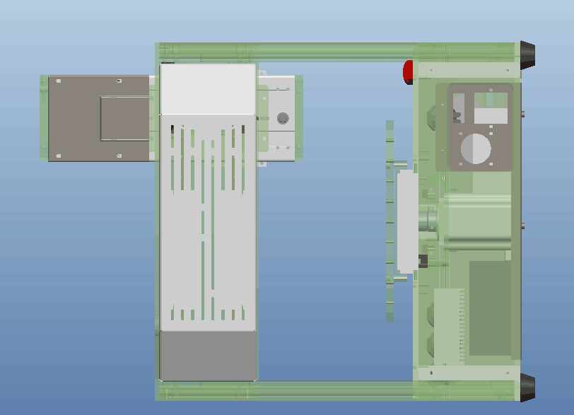 K964点胶机三轴结构平台同步轮步进电机驱动内含整套工程图