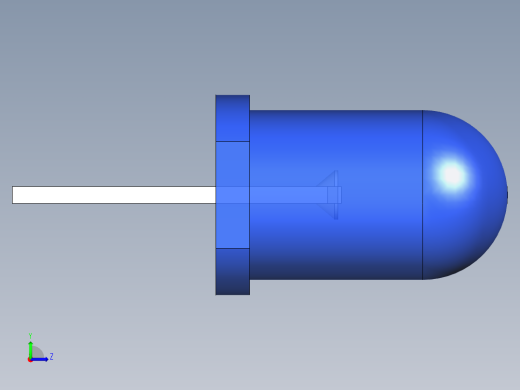 LED_Round_Blue_D5.0mm左视缩略图