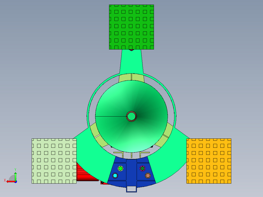 便携式轻便取样打井机后视图