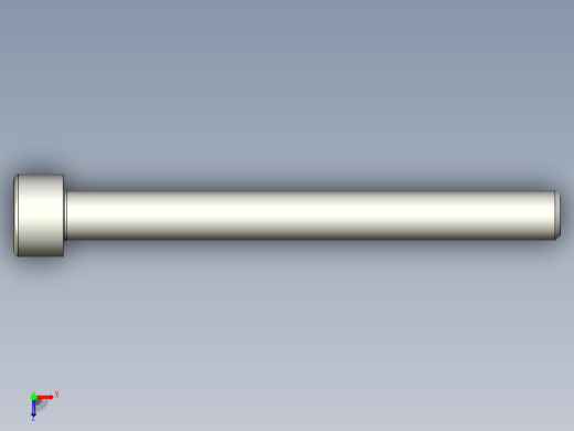 螺钉-DIN_912-M6x60.stp俯视缩略图