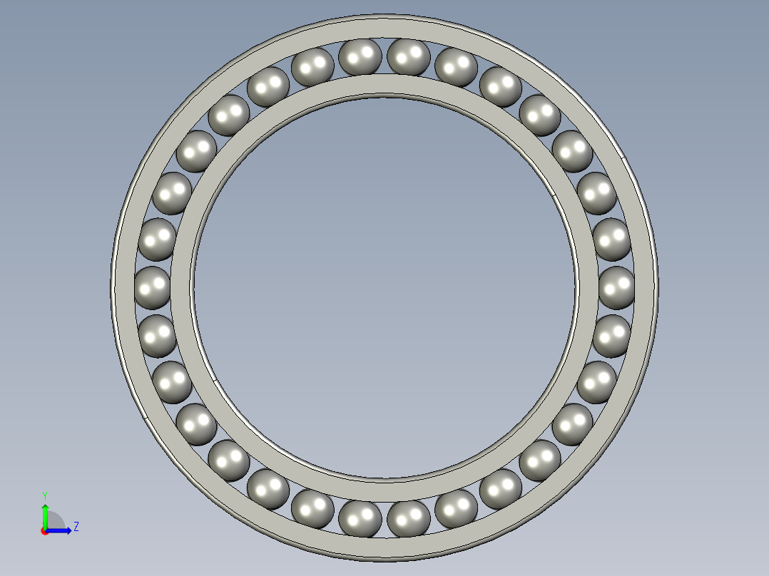 深沟球轴承61910左视图
