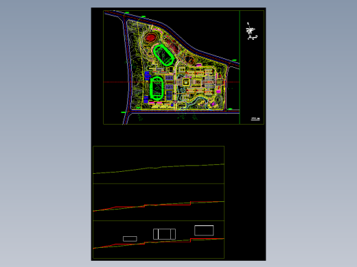 宣汉中学规划及建筑单体设计资料（含CAD）