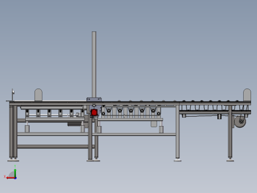 流水线九十度翻转机构设计后视缩略图