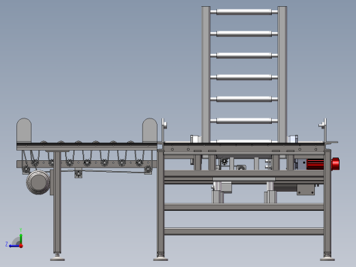 流水线九十度翻转机构设计右视缩略图