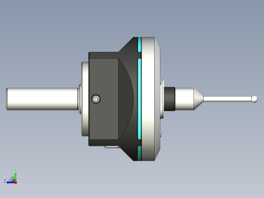 USB-C 6mm & 8mm 轴 CNC 接触式探头右视缩略图