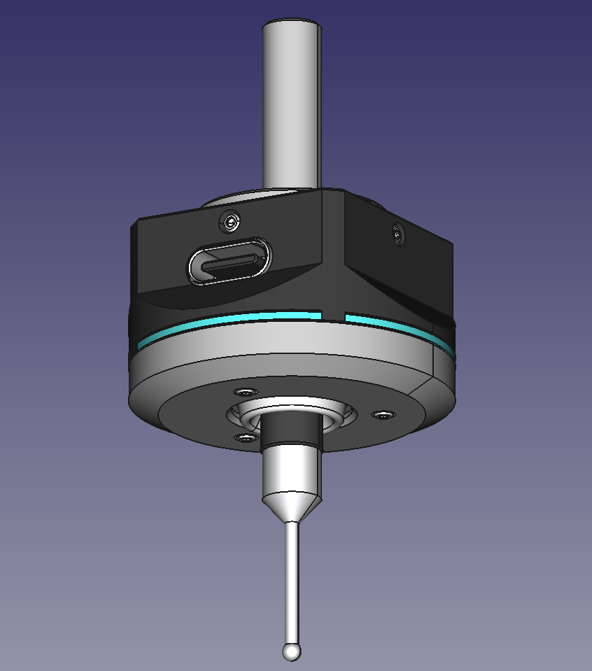 USB-C 6mm & 8mm 轴 CNC 接触式探头