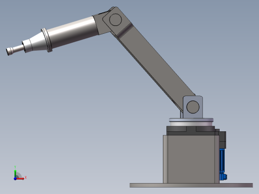 装配机械手（螺栓拆装机械臂）前视缩略图