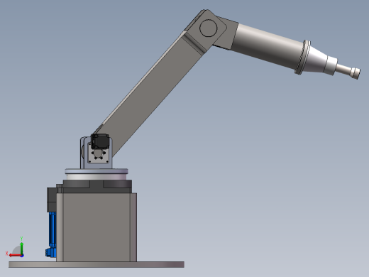 装配机械手（螺栓拆装机械臂）后视缩略图