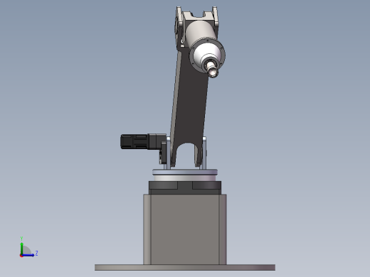 装配机械手（螺栓拆装机械臂）左视缩略图