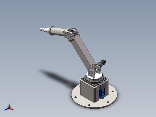 装配机械手（螺栓拆装机械臂）正等轴测缩略图