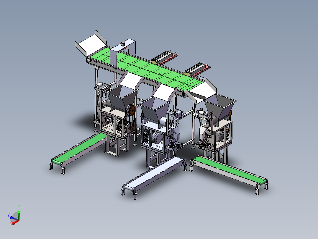 肉食者-画图+杏鲍菇包装机设计主视图