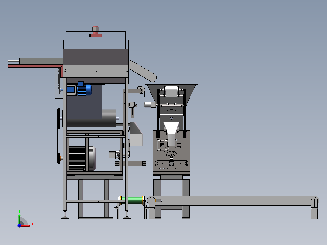 肉食者-画图+杏鲍菇包装机设计前视图